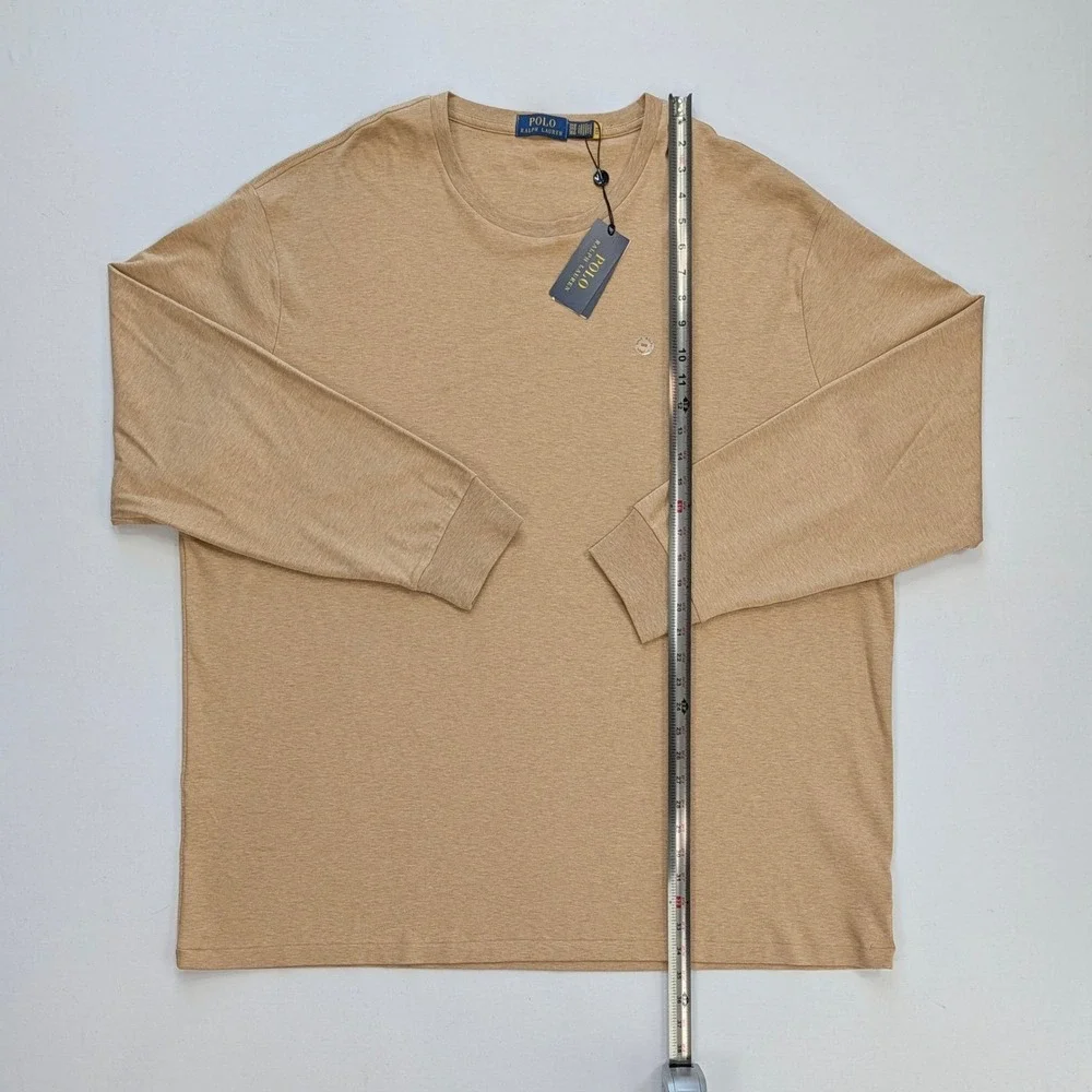NWT Polo Ralph Lauren 3XB Camel Long Sleeve Tee